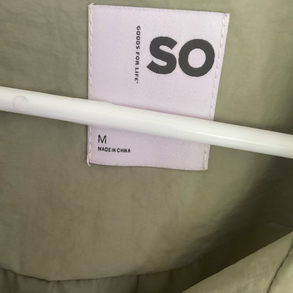 Happy Camper Olive Utility Windbreaker Jacket - Picture 6 of 10